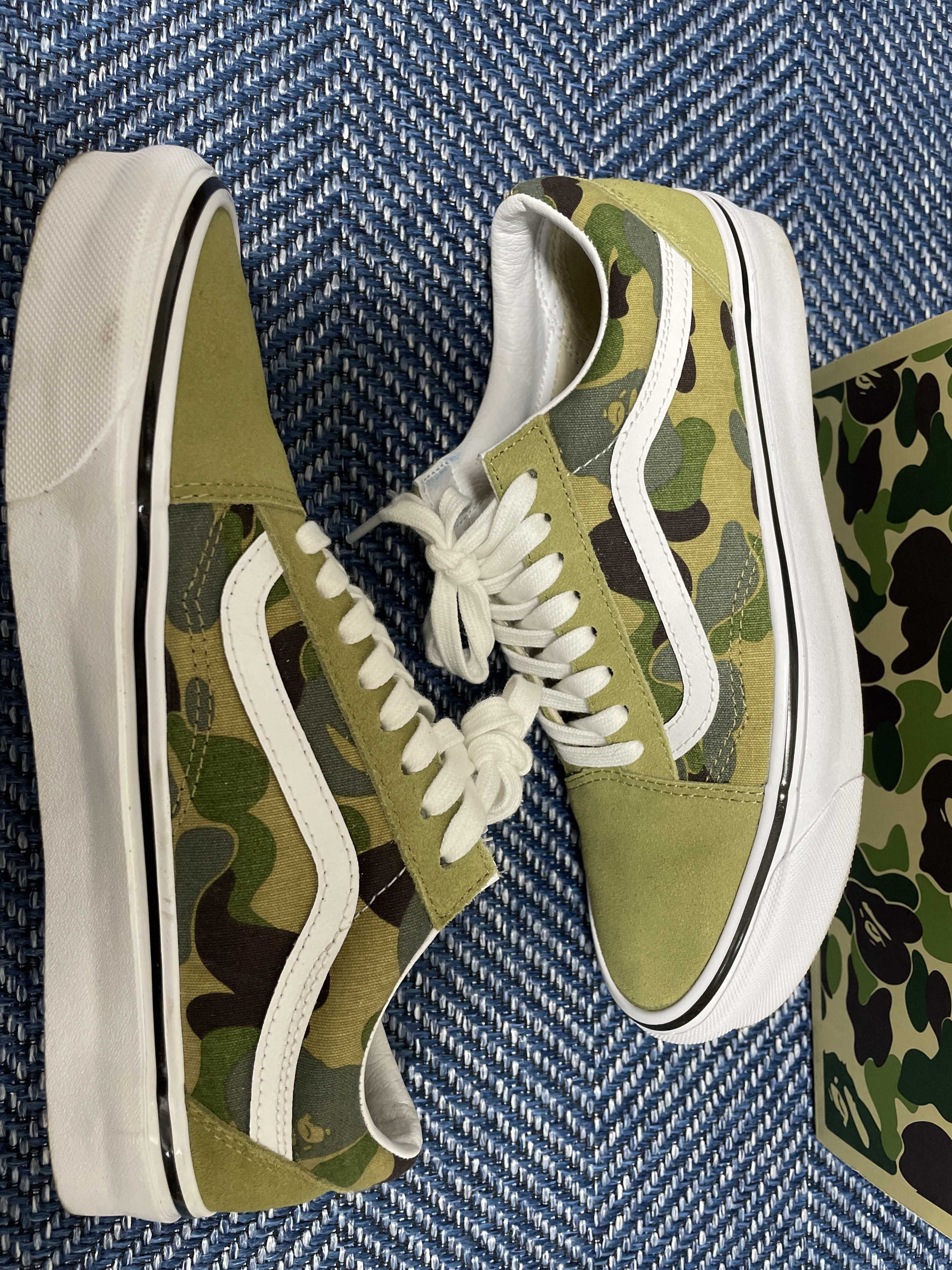 A BATHING APE®︎ × Vans ABC Camo Old Skool "Green"