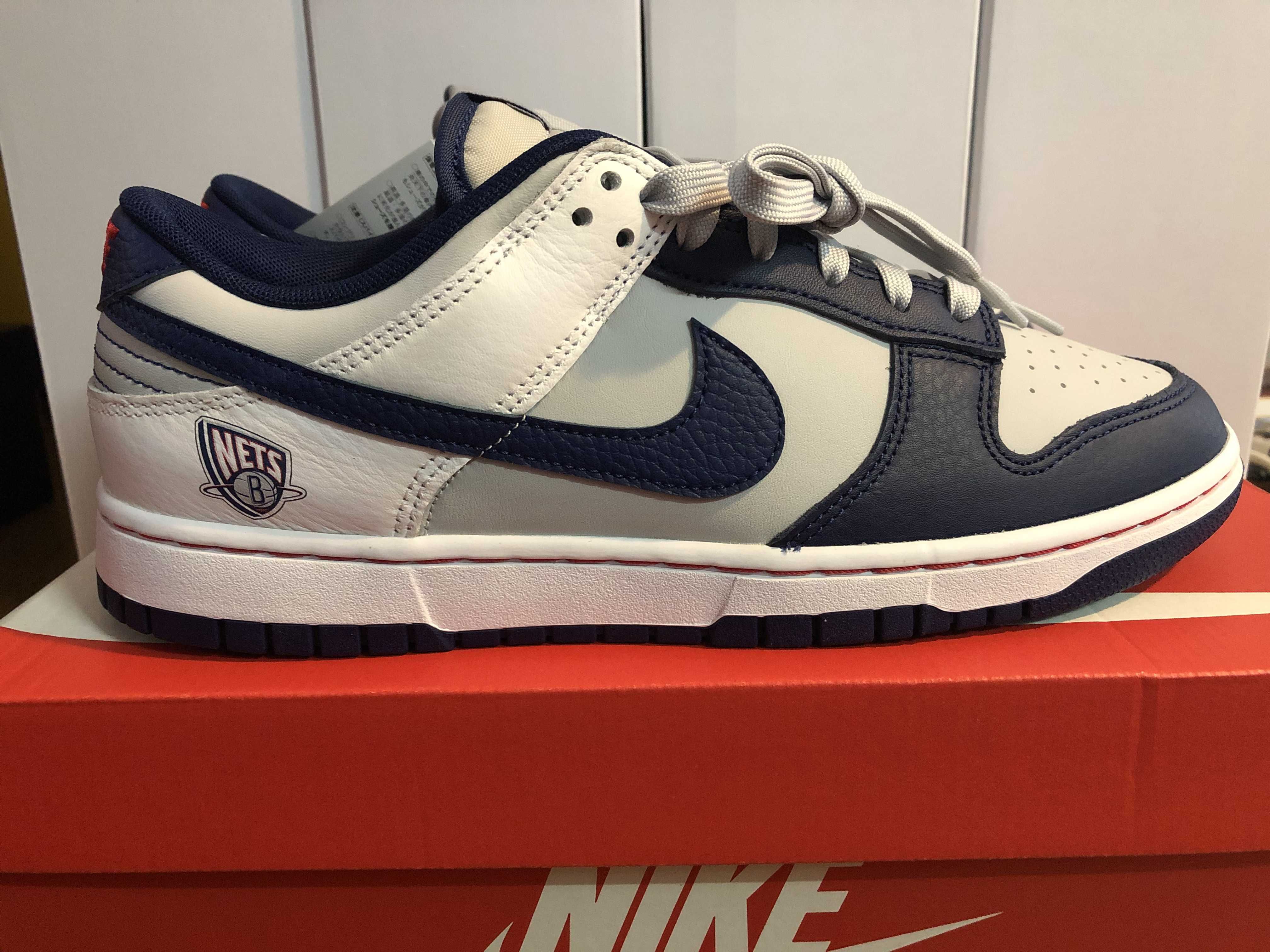 NBA × Nike Dunk Low EMB 75th Anniversary "Nets"