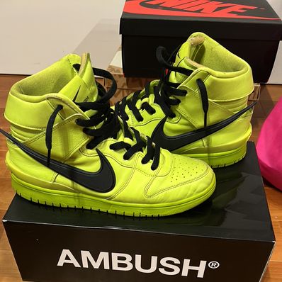 AMBUSH × NIKE DUNK HIGH "FLASH LIME"