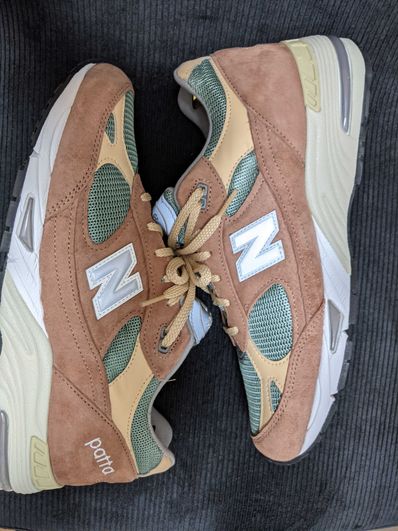 Patta × New Balance 991 "Cork/Light Petrol"