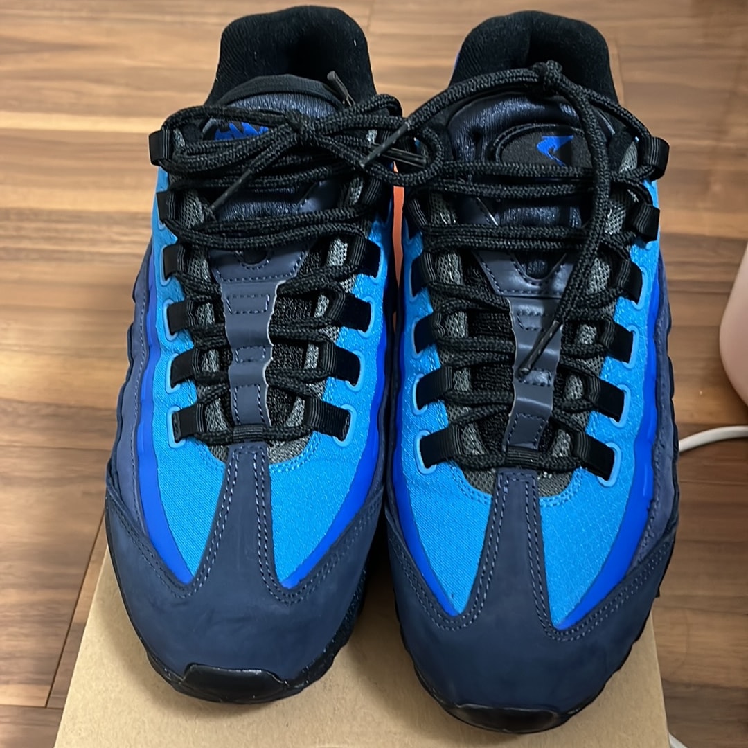 Stash × Nike Air Max 95 "Black and Harbor Blue" (2024)