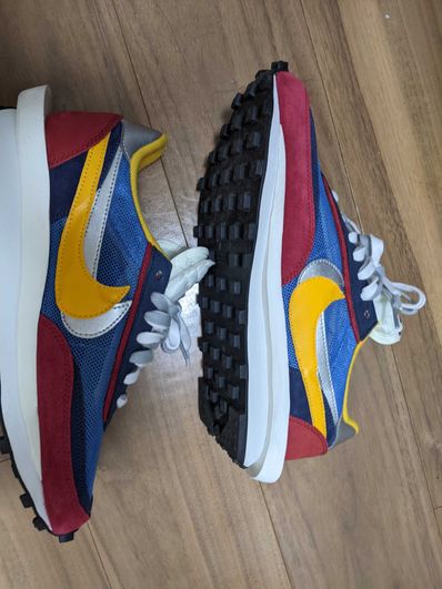 sacai × Nike LDV Waffle "Red/Blue"