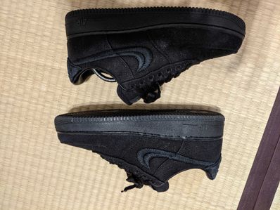 Stussy × Nike Air Force 1 Low "Triple Black"