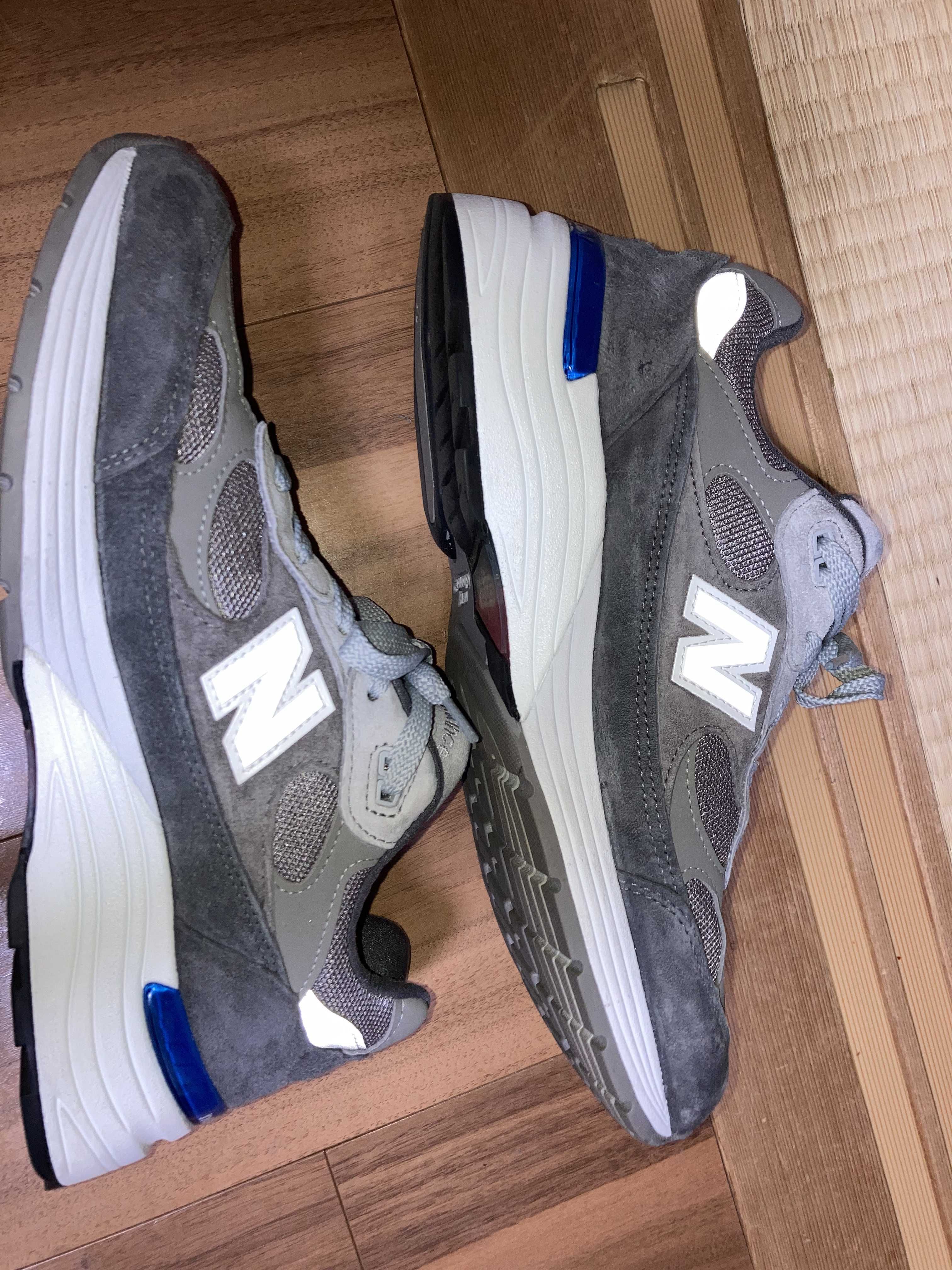 New Balance 992 "GRAY/BLUE/RED"
