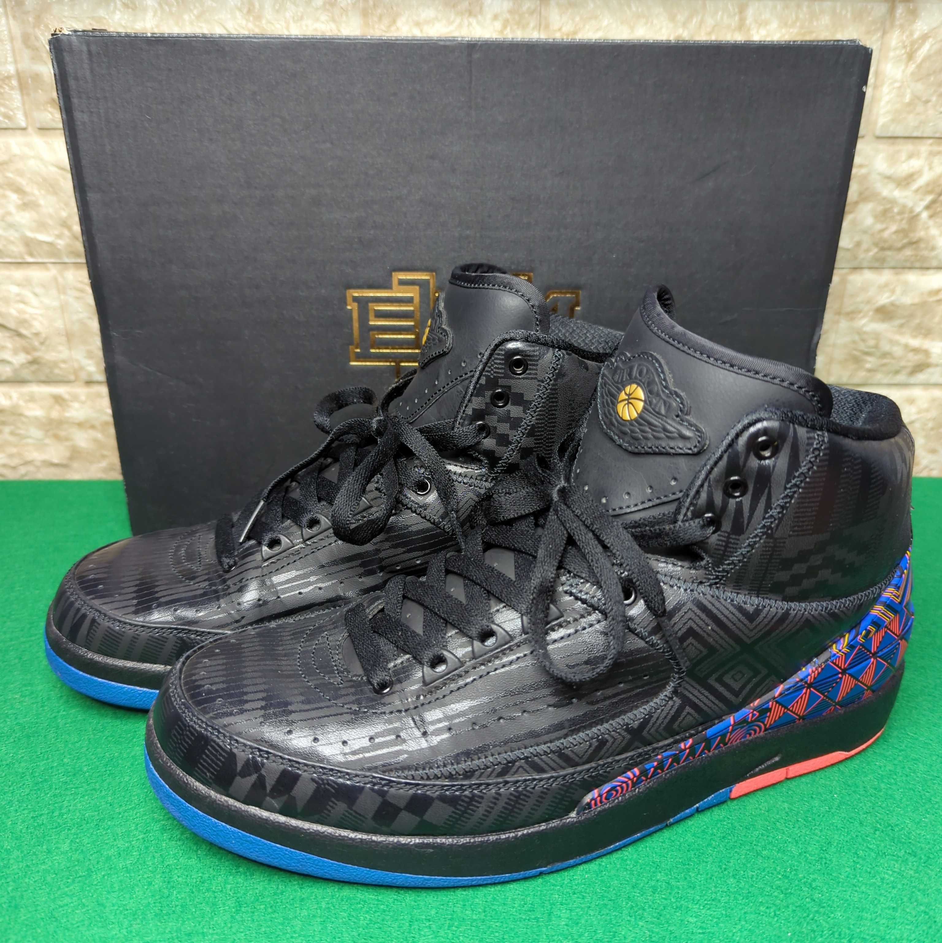 NIKE AIR JORDAN 2 RETRO BHM "BLACK"