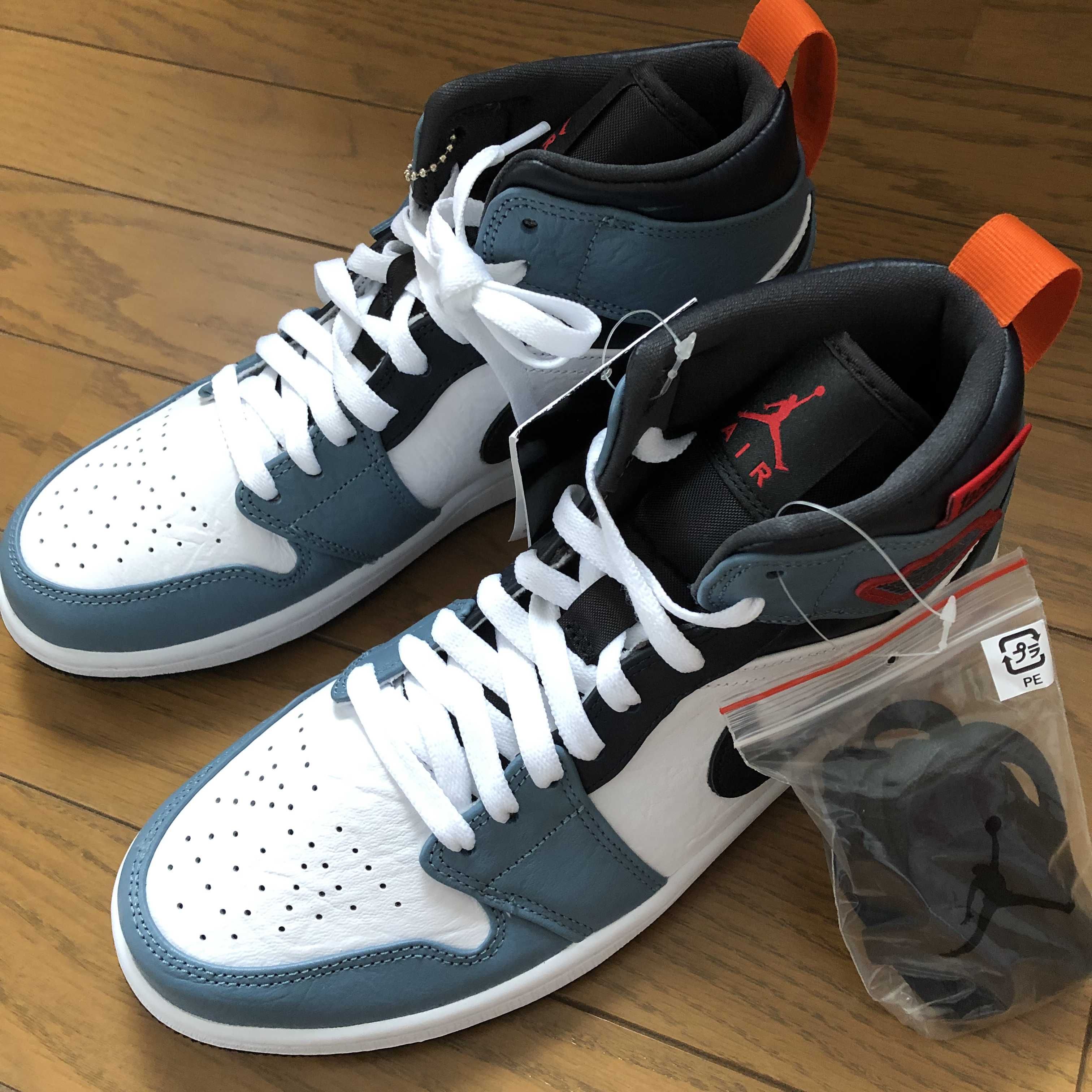 FACETASM × Nike Air Jordan 1 Mid "White/Navy"