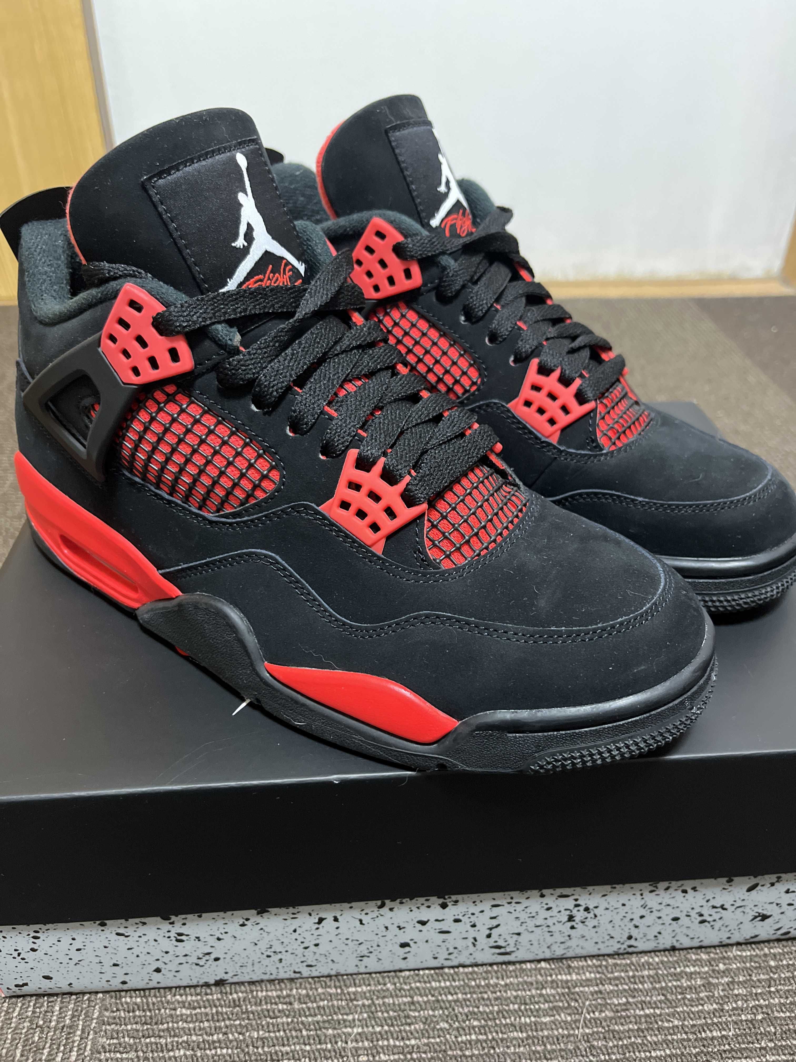 Nike Air Jordan 4 "Red Thunder/Crimson"