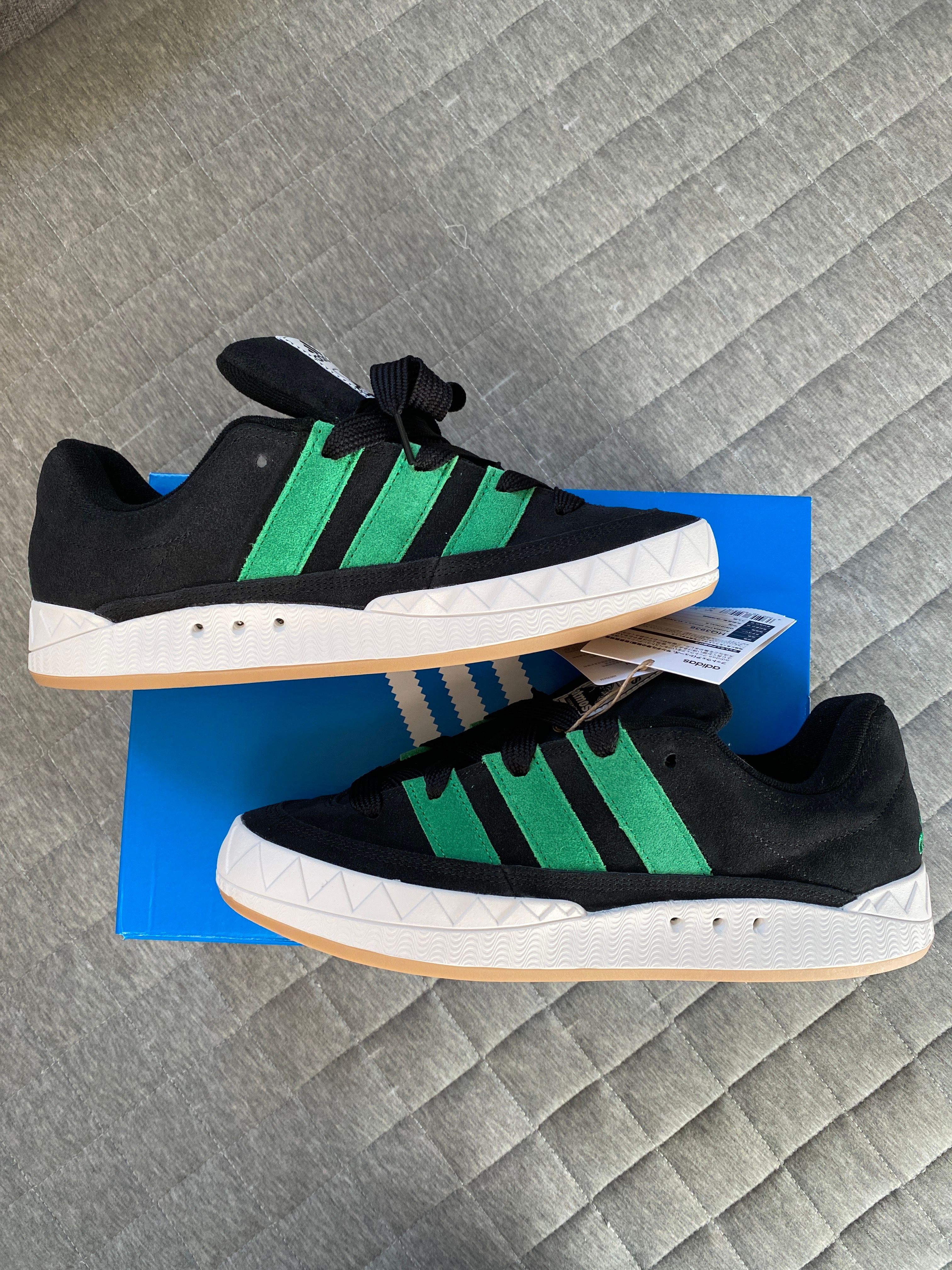 XLARGE × atmos × adidas Adimatic "Black/Green"