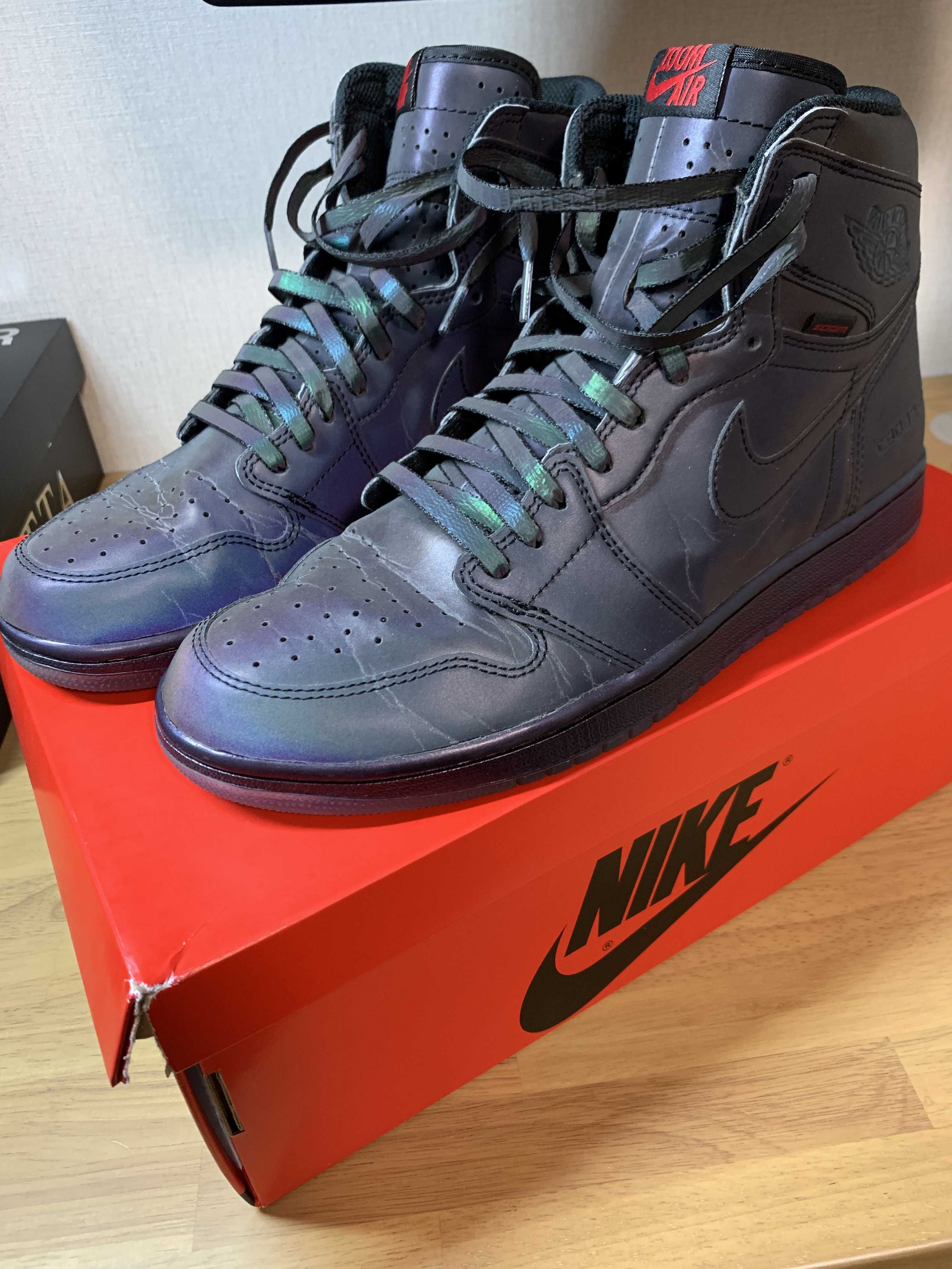 Nike Air Jordan 1 High Zoom Fearless "Multi Color/Varsity Red/Black"