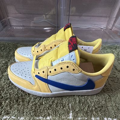 Travis Scott × Nike Women's Air Jordan 1 Retro Low OG "Canary"