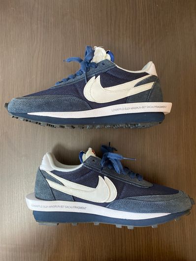 Fragment × sacai × Nike LD Waffle "Blackended Blue"