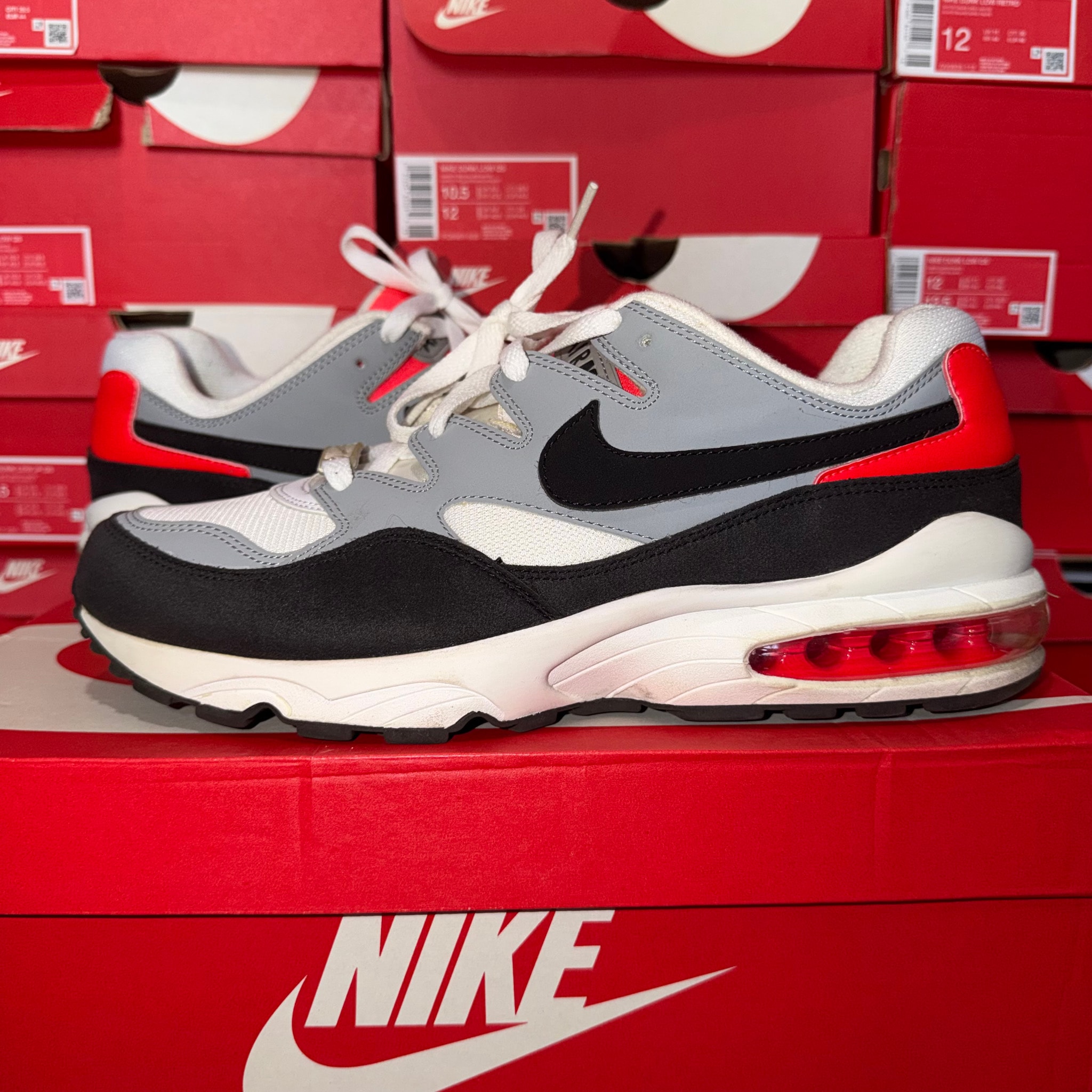 Nike Air Max 94 "Wolf Grey Bright Crimson"