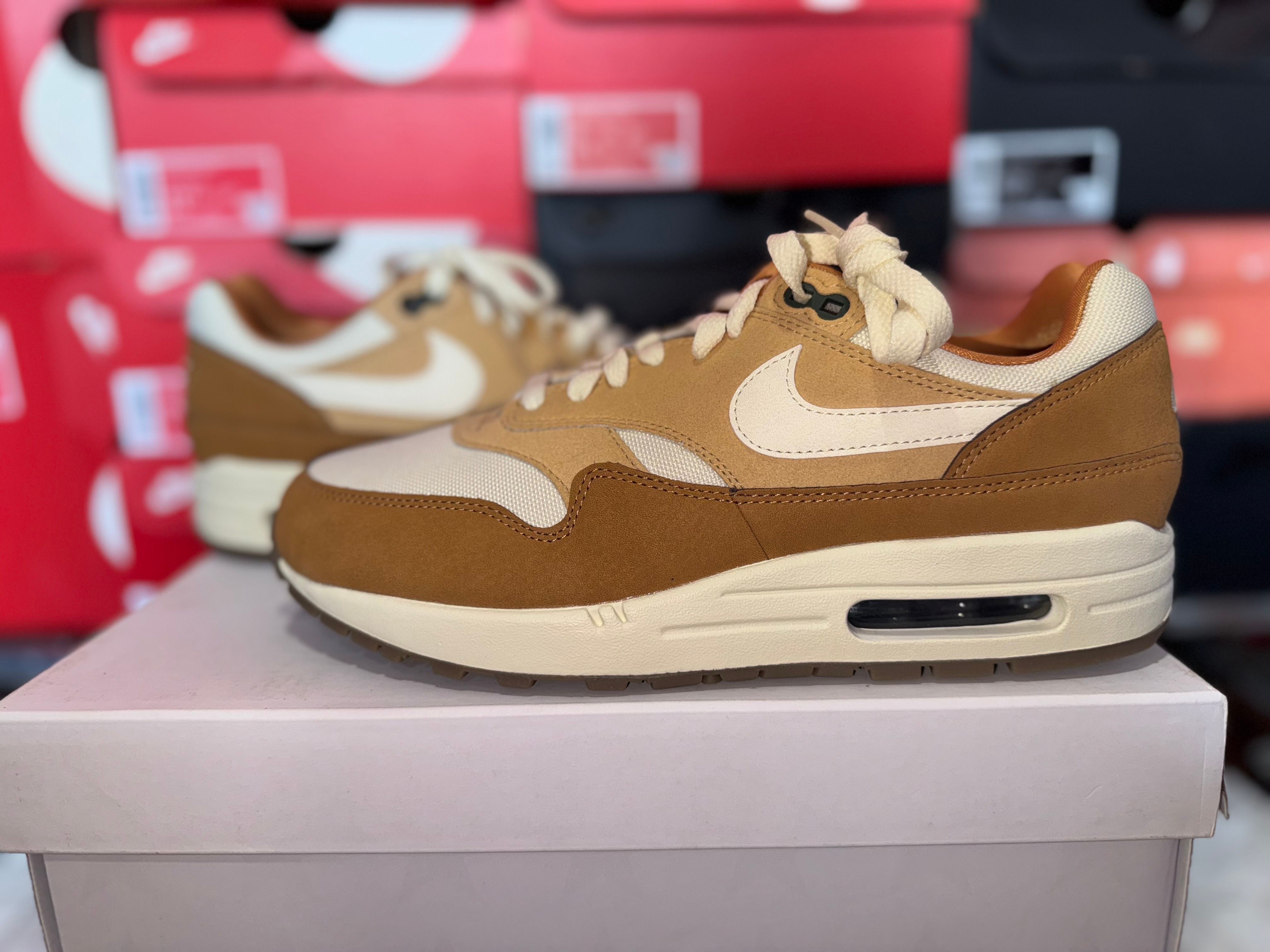 Nike Women's Air Max 1 '87 "Flax/Sesame/Vintage Green/Coconut Milk"
