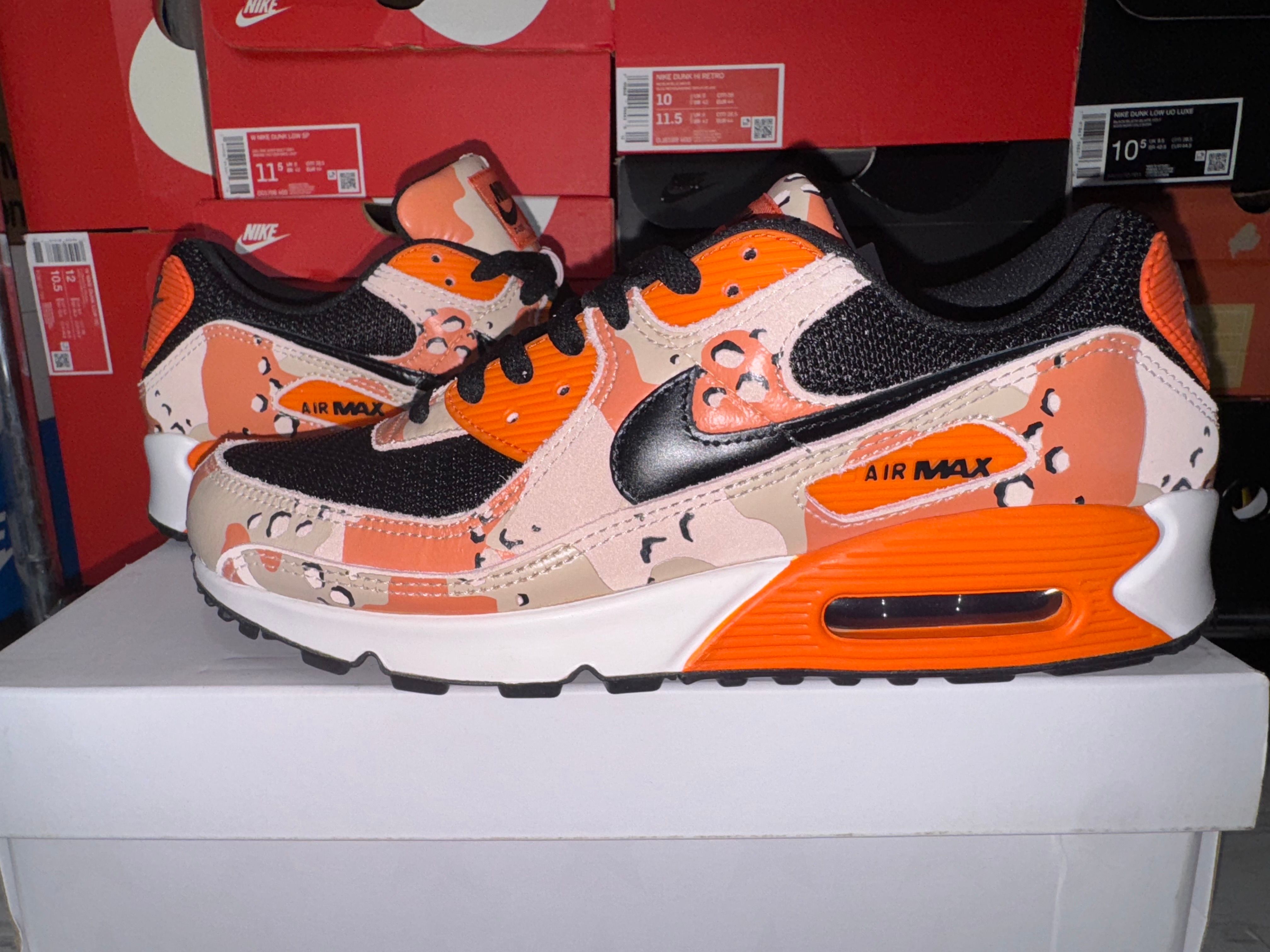 Nike Air Max 90 PRM "Camo/Bio Beige/Safety Orange"