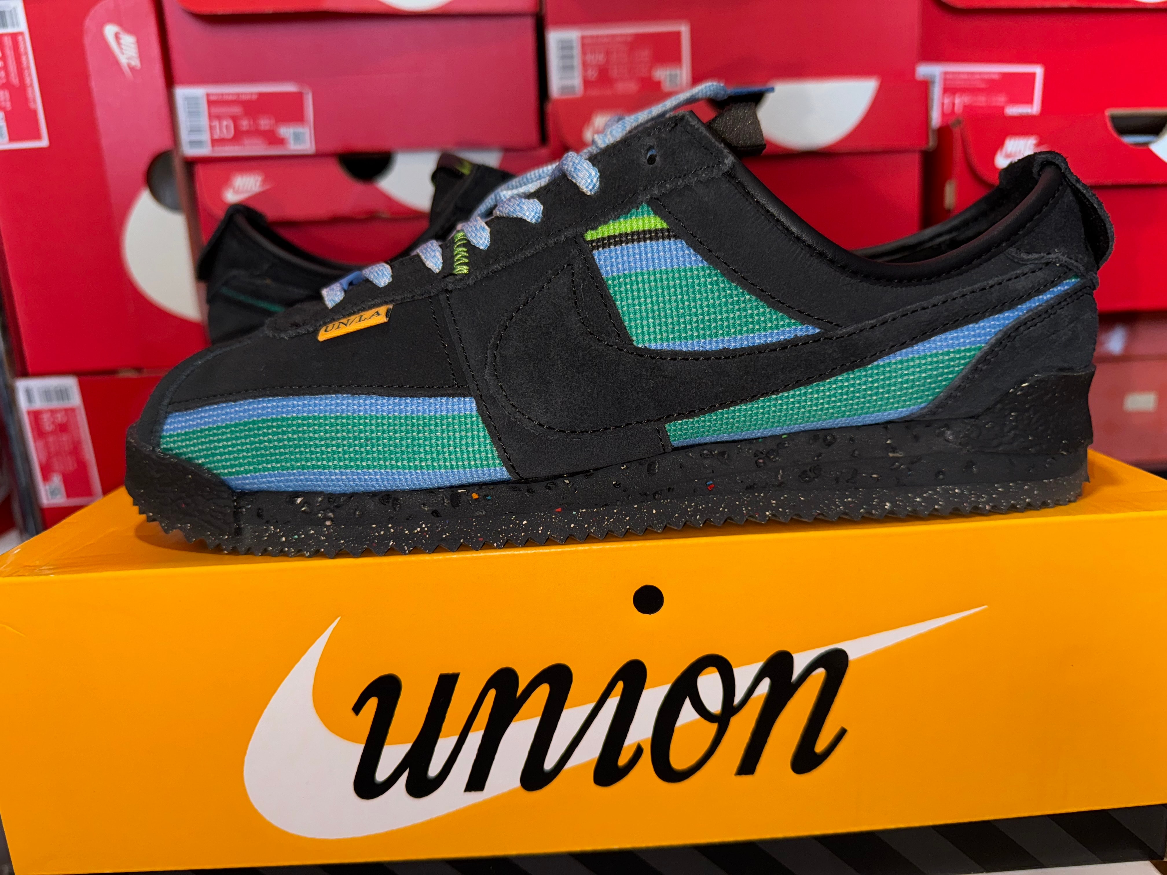 Union × Nike Cortez "Black"