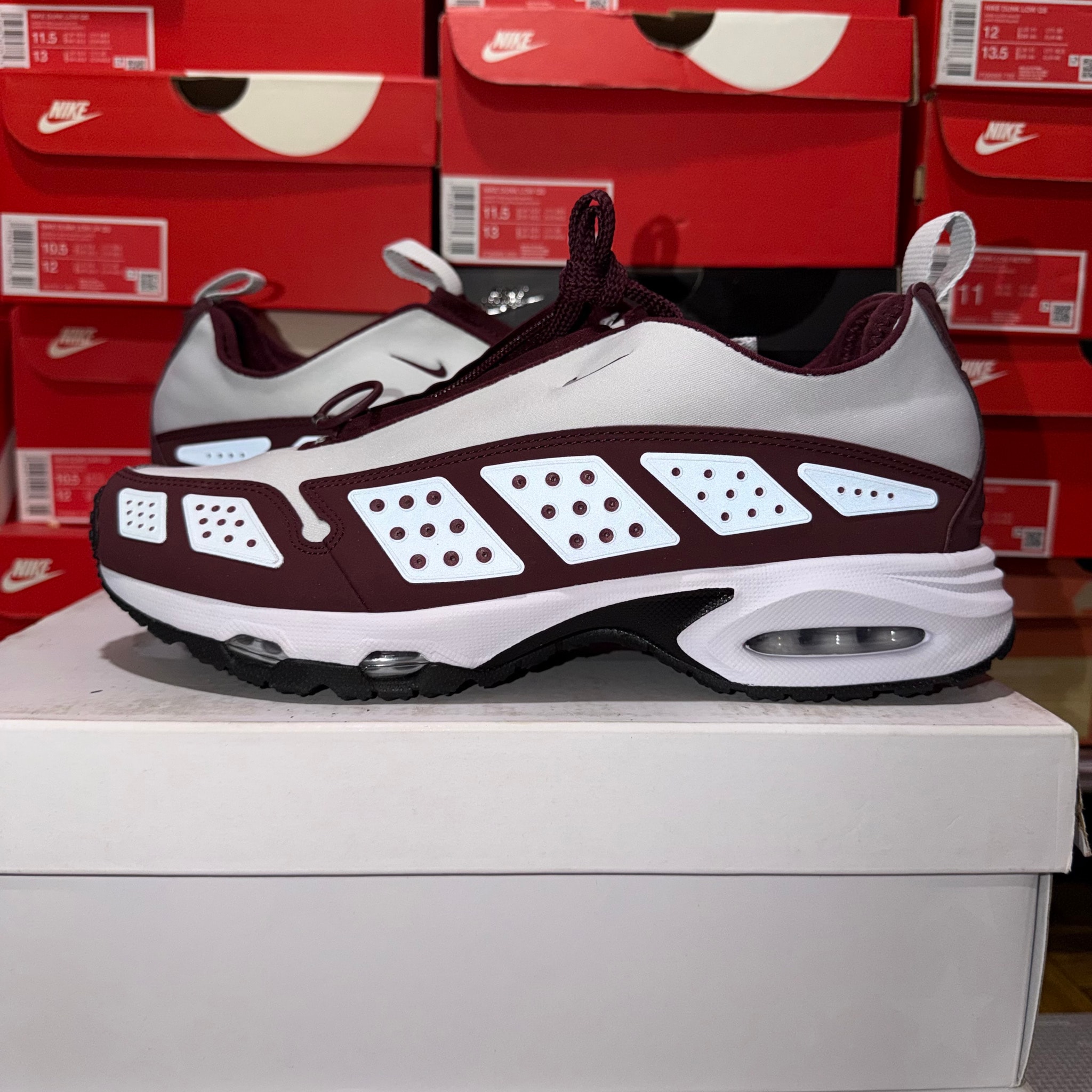 Nike Women's Air Max SNDR "Photon Dust and Night Maroon"