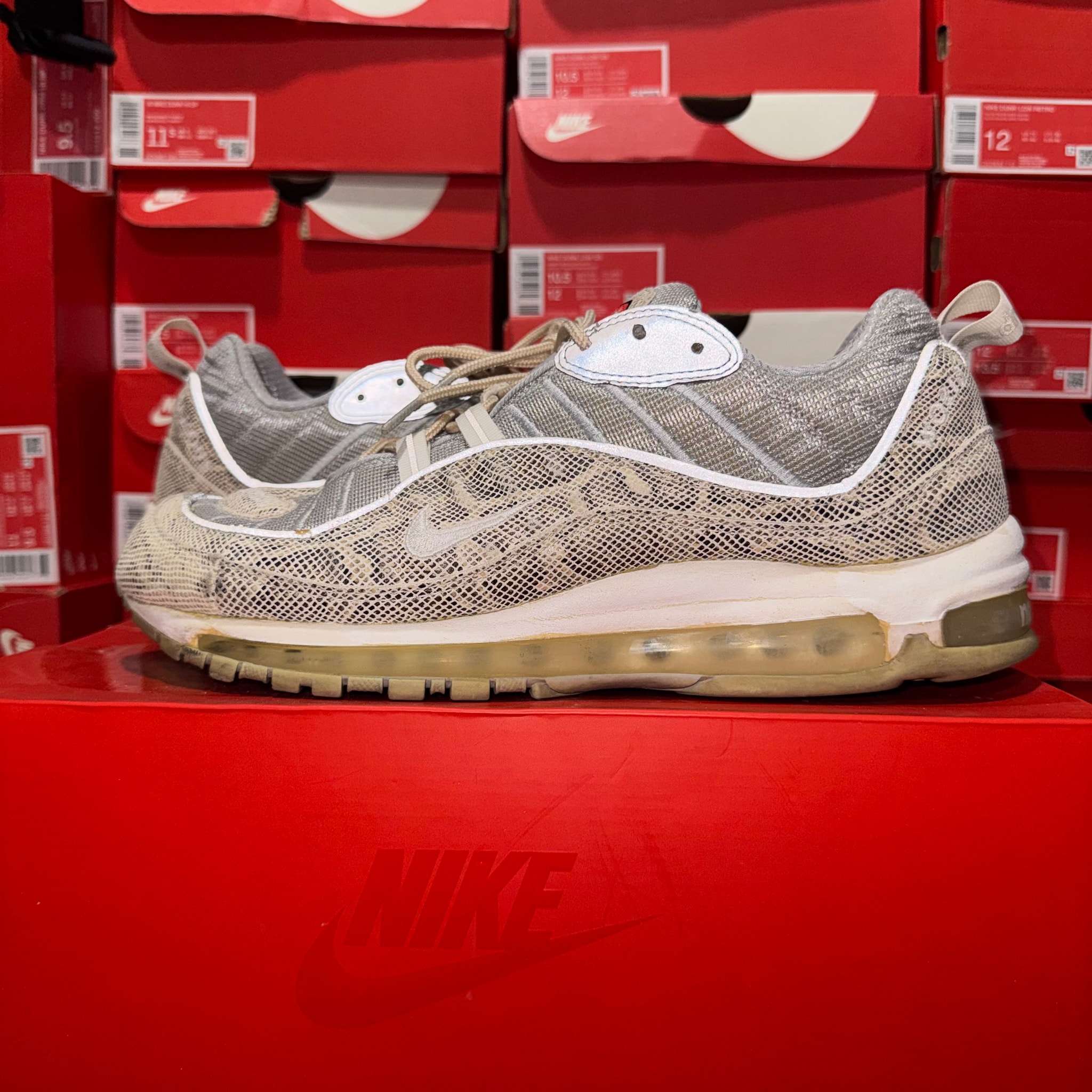Supreme × Nike Air Max 98 "Snakeskin"