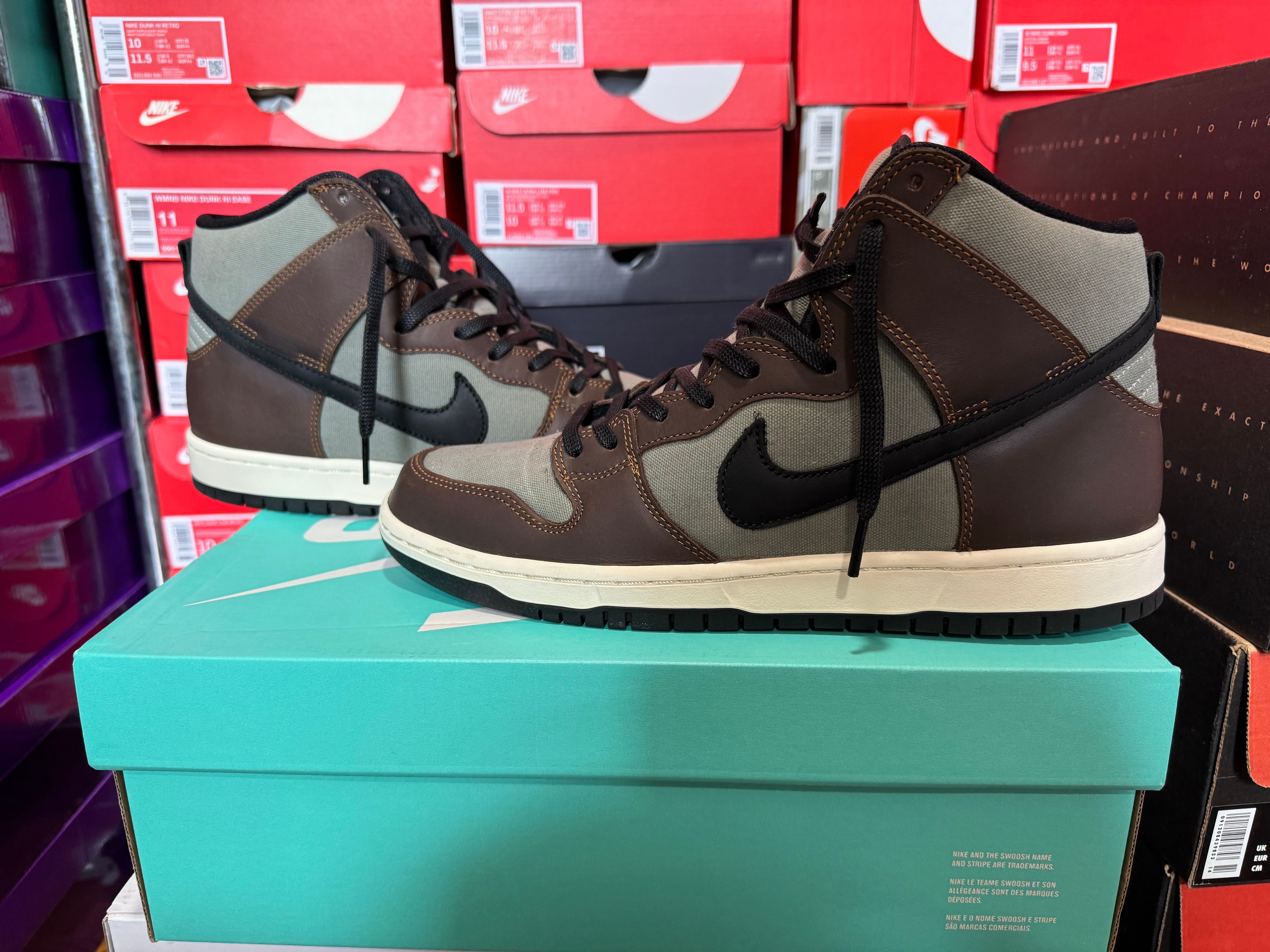 Nike SB Dunk High Pro "Baroque Brown/Black-Brun"