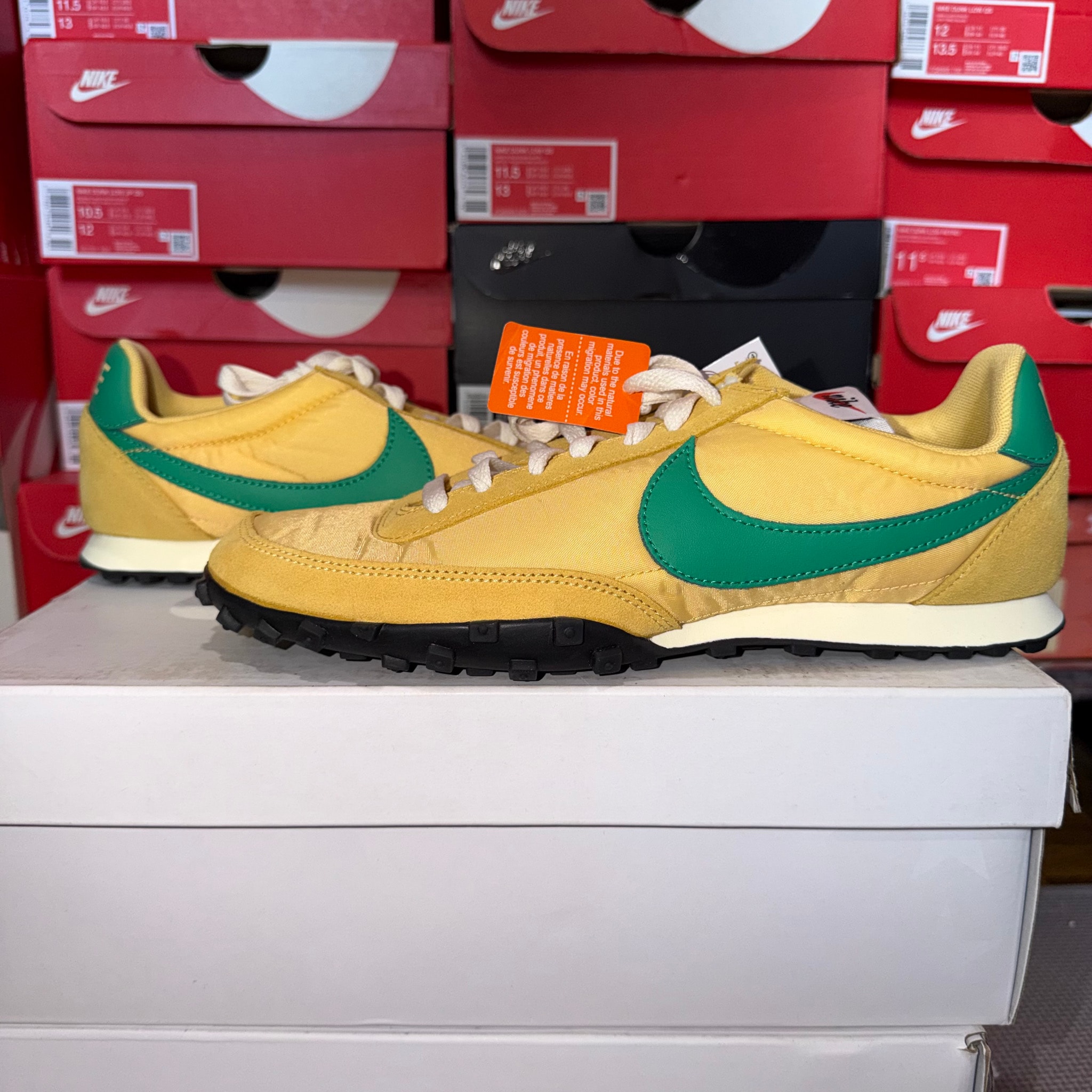 Nike Waffle Racer "Topaz Gold/Stadium Green-Sail"
