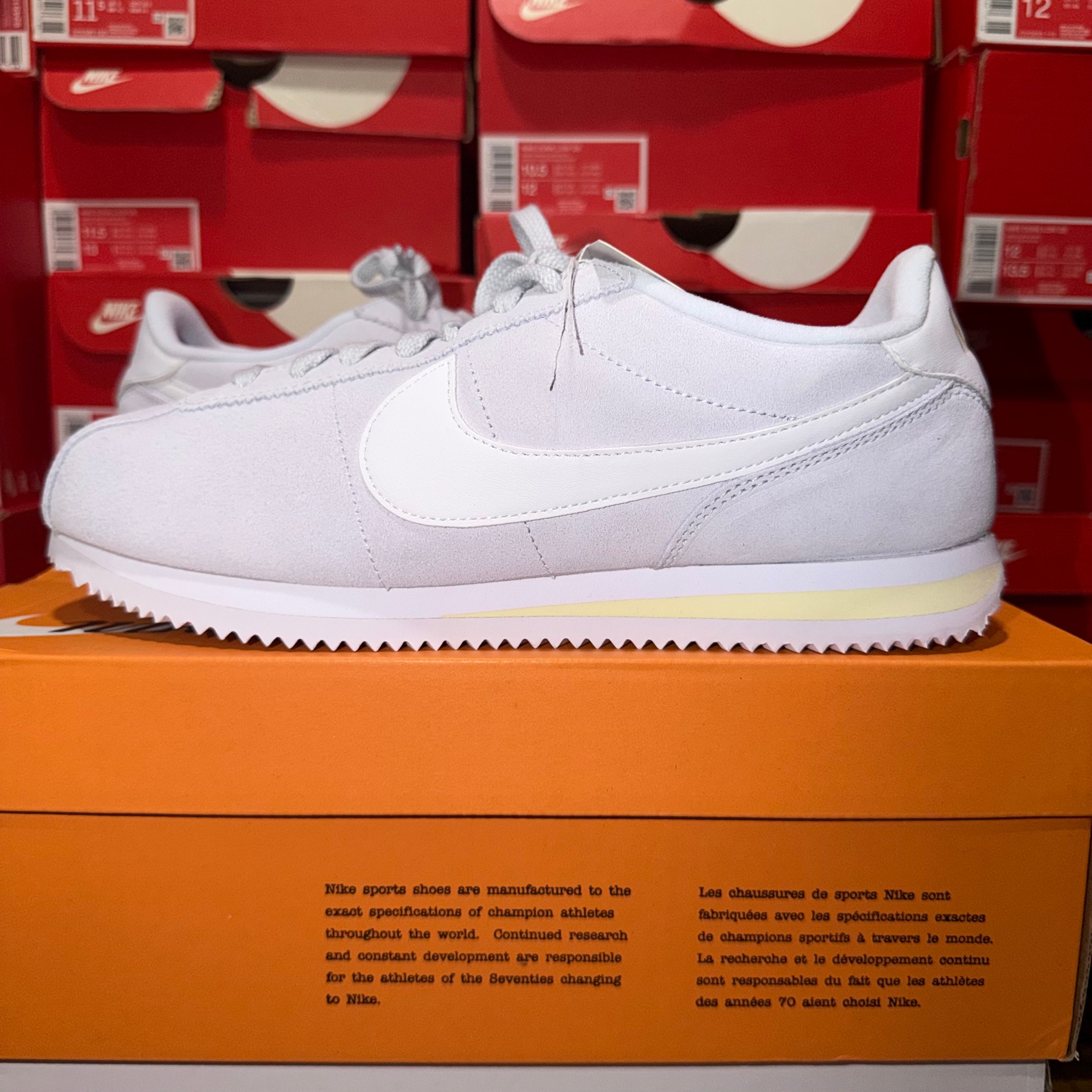 Nike Women's Cortez "Football Grey/Alabaster/Black/White"