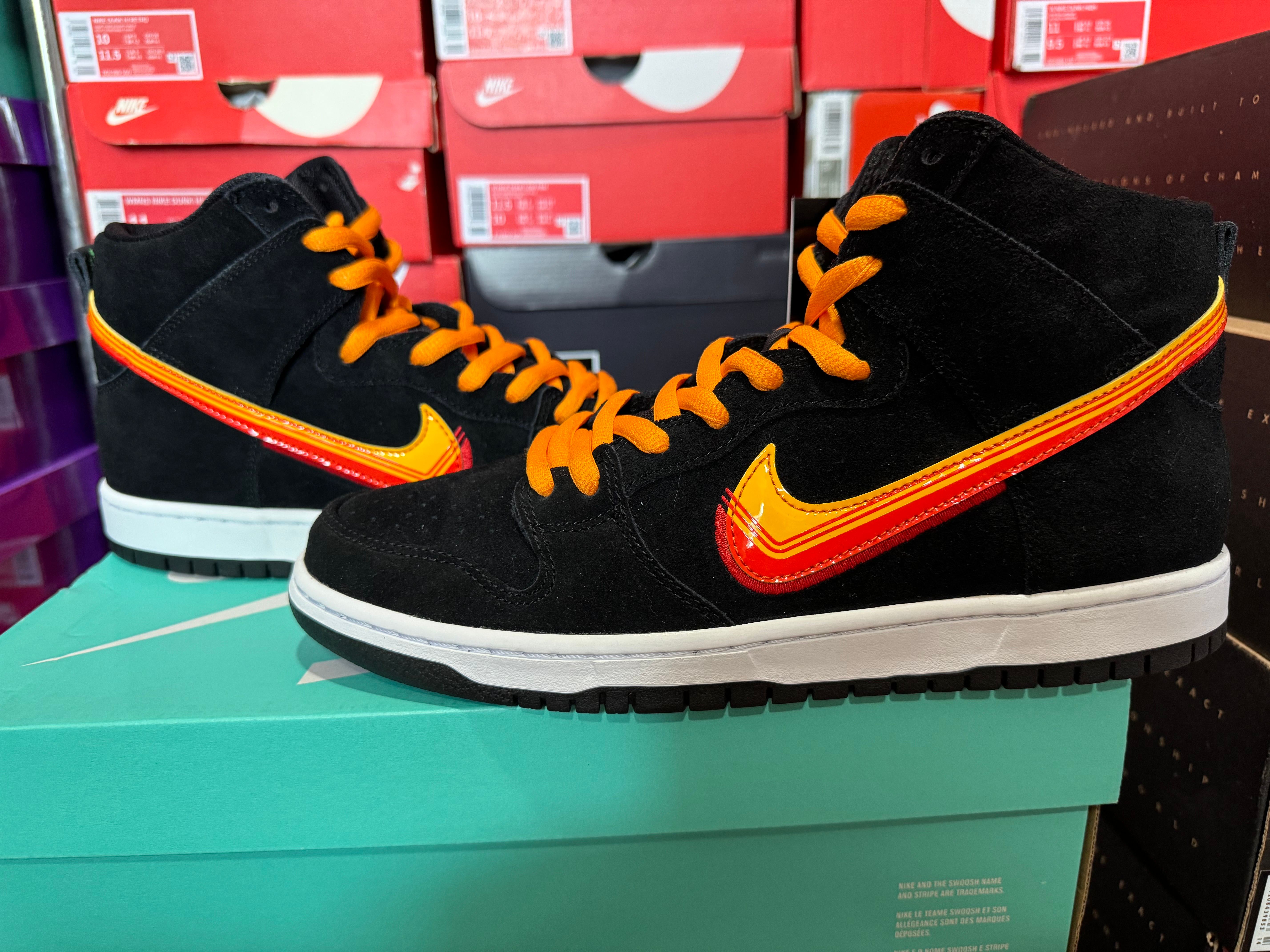 Nike SB Dunk High Pro "Black/Team Orange"