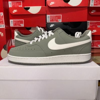 Nike Court Vision Low PRM "Light Army/Sail"
