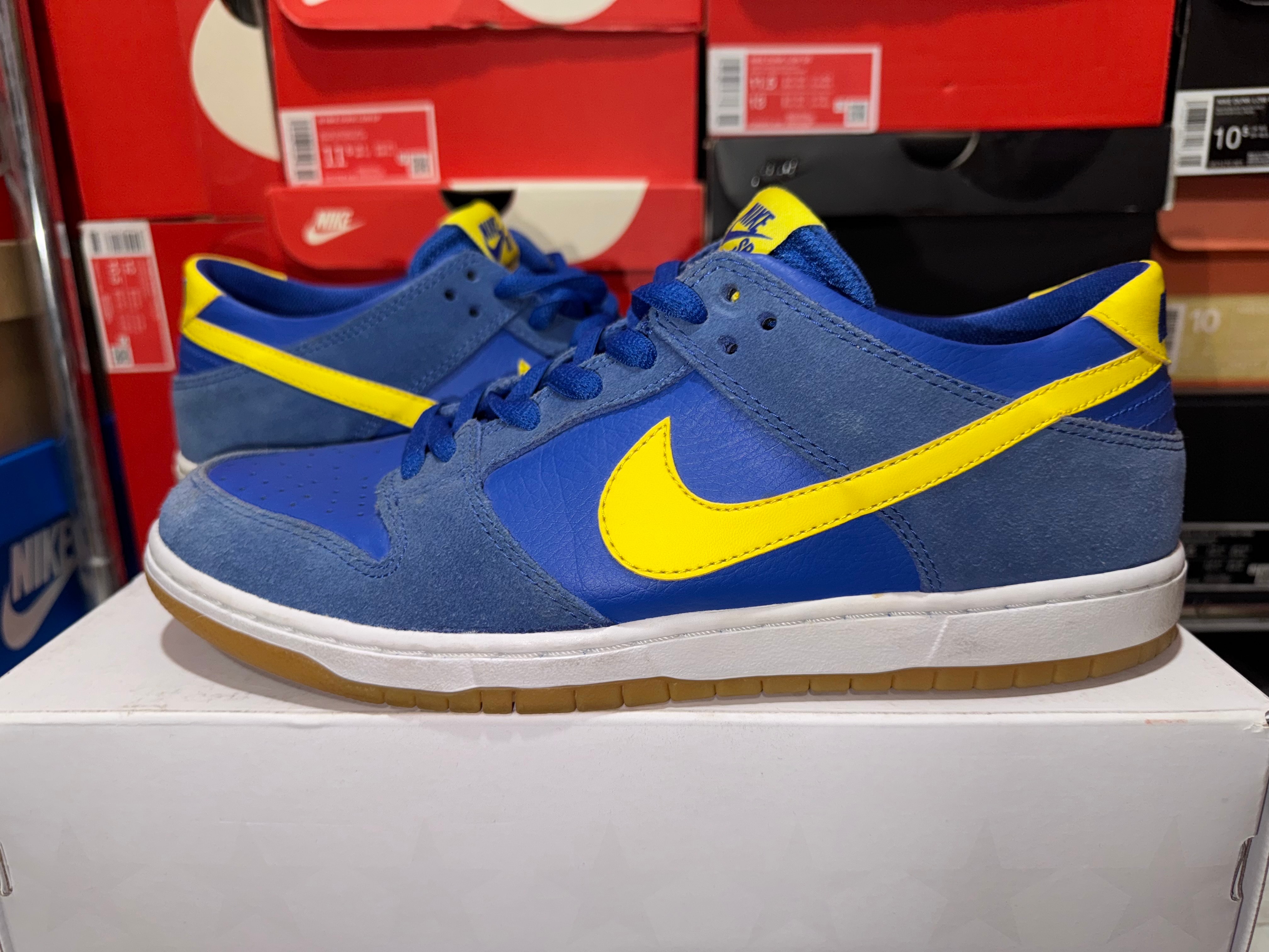 Nike SB Dunk Low Boca Jr "Varsity Royal/Lightening White"