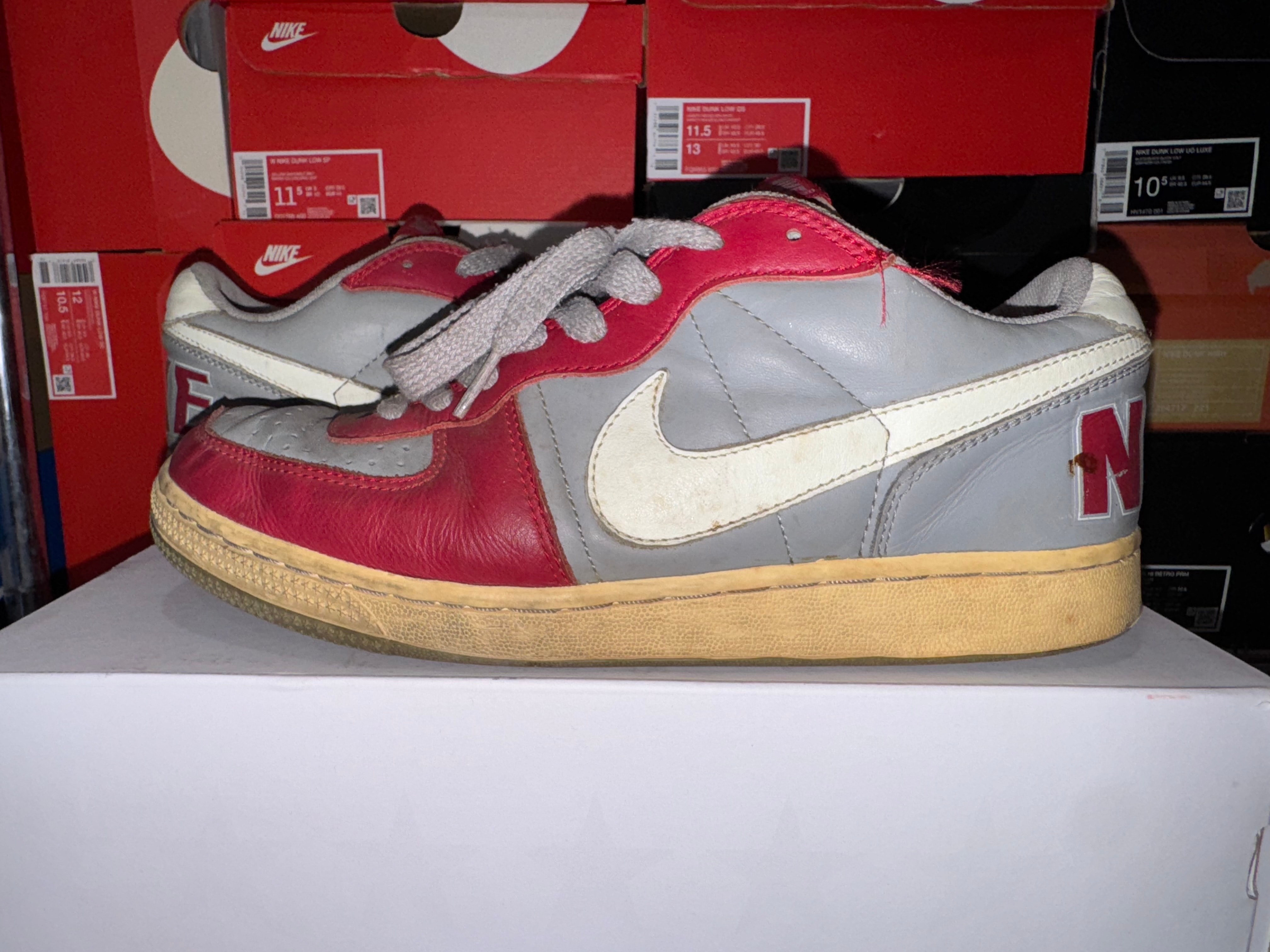 Nike Terminator Low "Gray/Varsity Red"