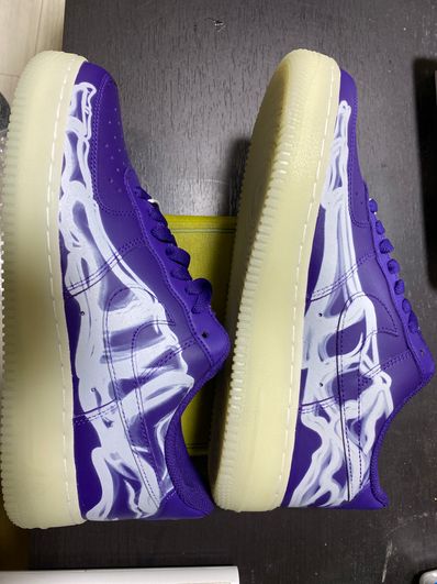 Nike Air Force 1 "Purple Skeleton"