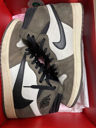 Travis Scott × Nike Air Jordan 1 Retro High OG TS SP "Sail/Dark Mocha"