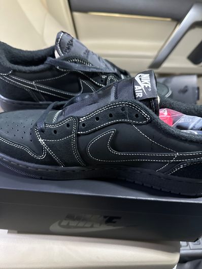 Travis Scott × Nike Air Jordan 1 Low OG SP "Black Phantom"