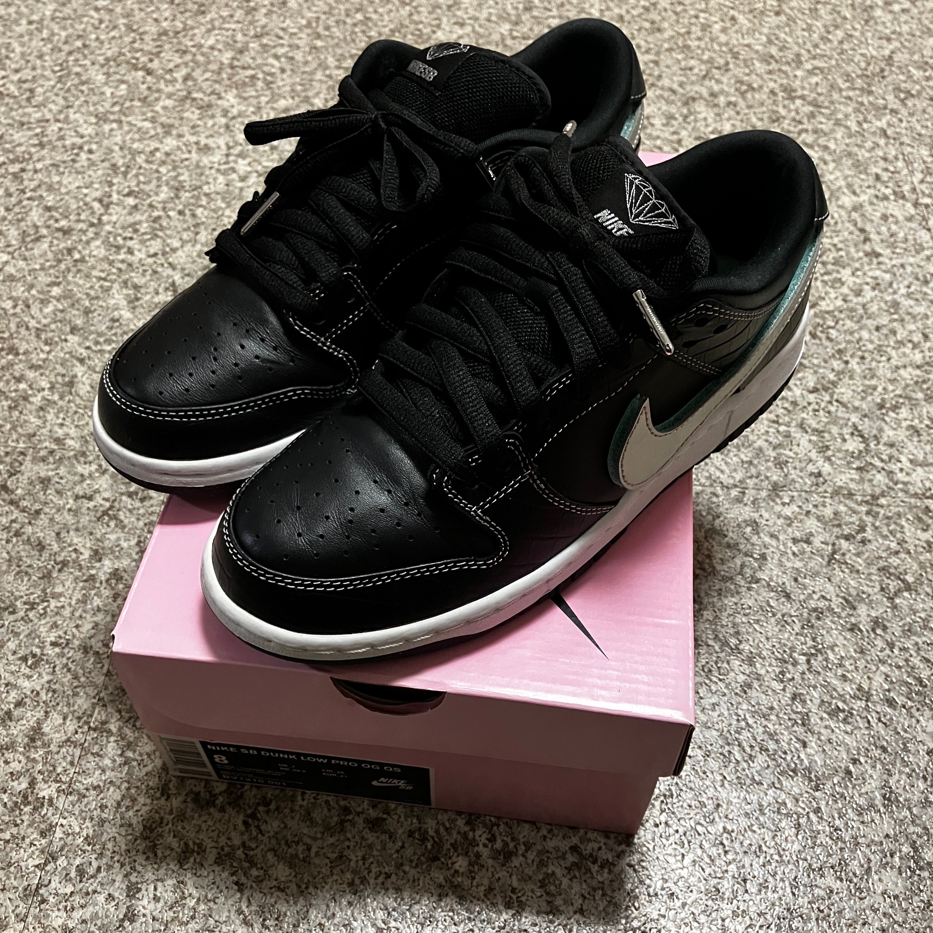 Diamond Supply Co. × Nike SB Dunk Low Pro "Black"
