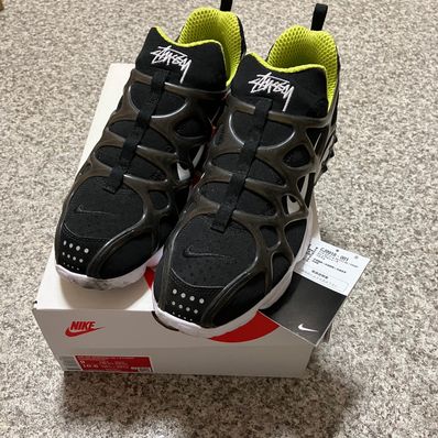 Stussy x Nike Air Zoom Kukini "Black/White/Bright Cactus"