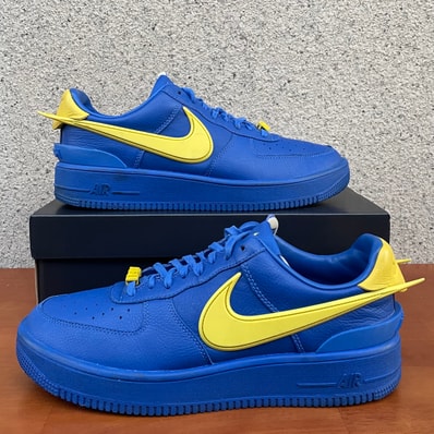 AMBUSH × Nike Air Force 1 Low "Game Royal and Vivid Sulfur"