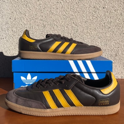 adidas Samba OG "Dark Brown/Preloved Yellow/Gum"
