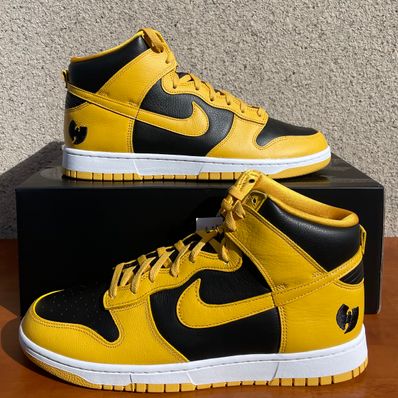 Wu-Tang Clan × Nike Dunk High Retro PRM "Black and Pollen"