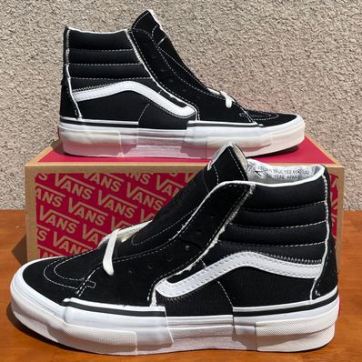 Vans Sk8-Hi Reconstruct "Black/True White"