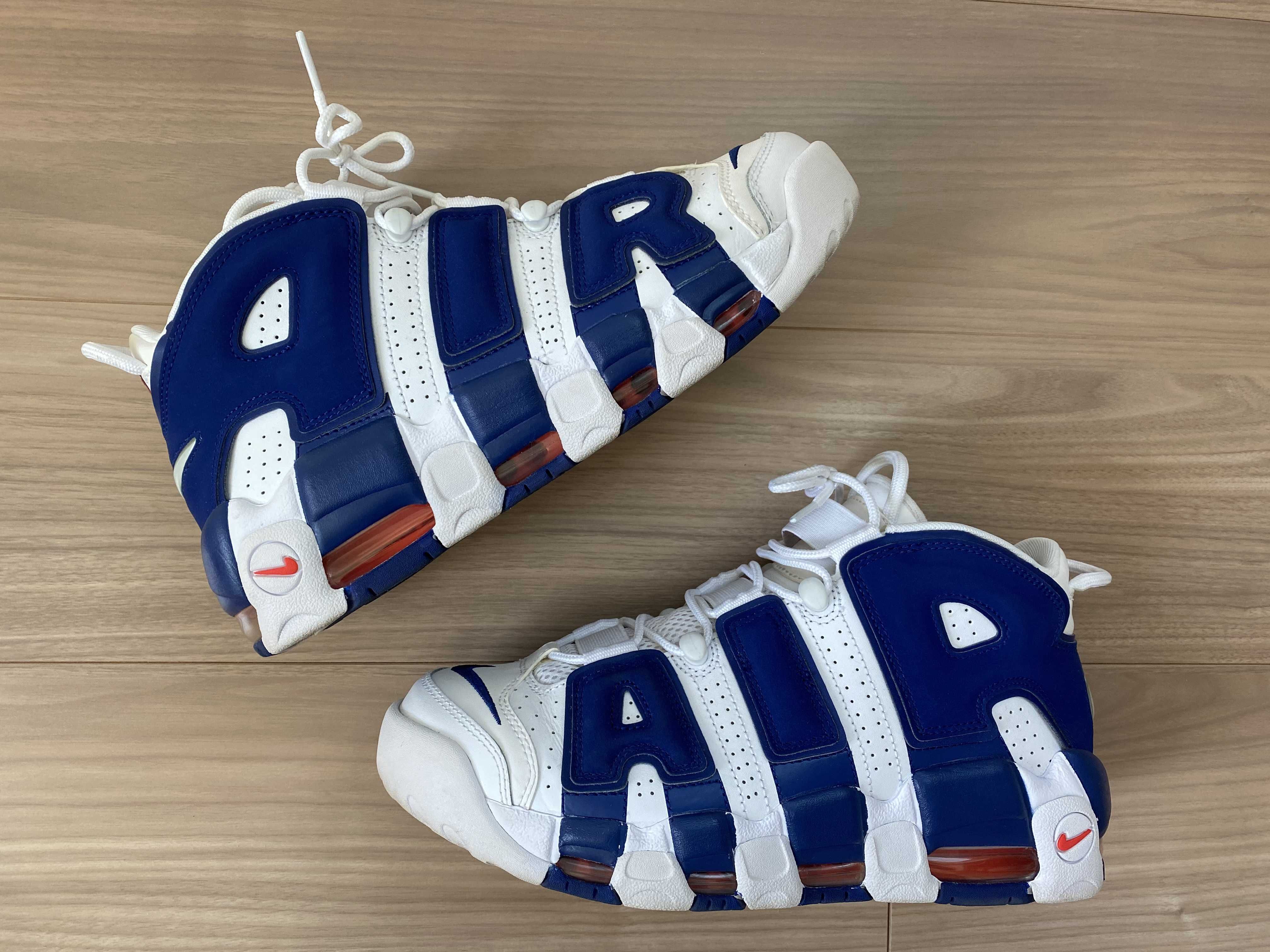 NIKE AIR MORE UPTEMPO 96 "WHITE/DEEP ROYAL BLUE"