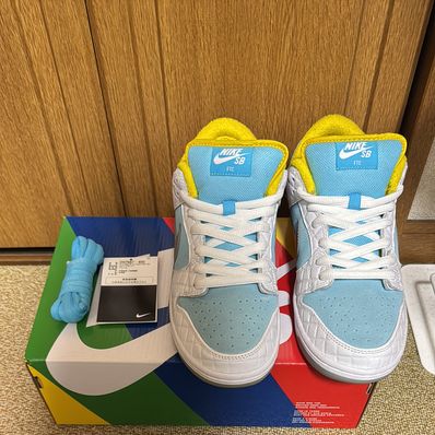 FTC × Nike SB Dunk Low "White/Blue"