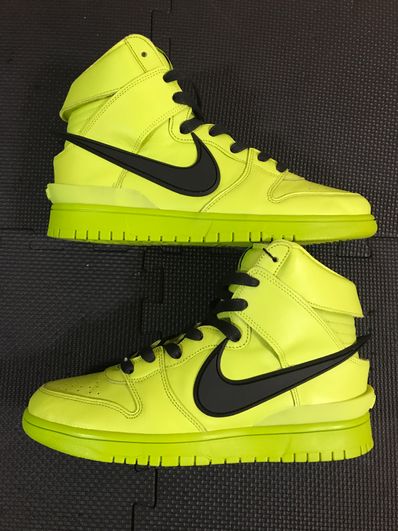 AMBUSH × NIKE DUNK HIGH "FLASH LIME"