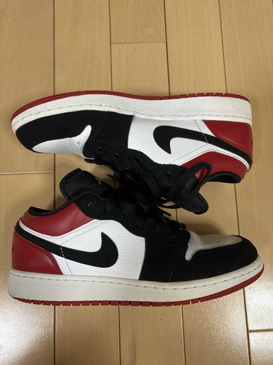Nike GS Air Jordan 1 Low "Black Toe"