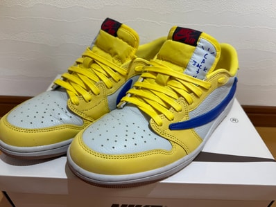 Travis Scott × Nike Women's Air Jordan 1 Retro Low OG "Canary"