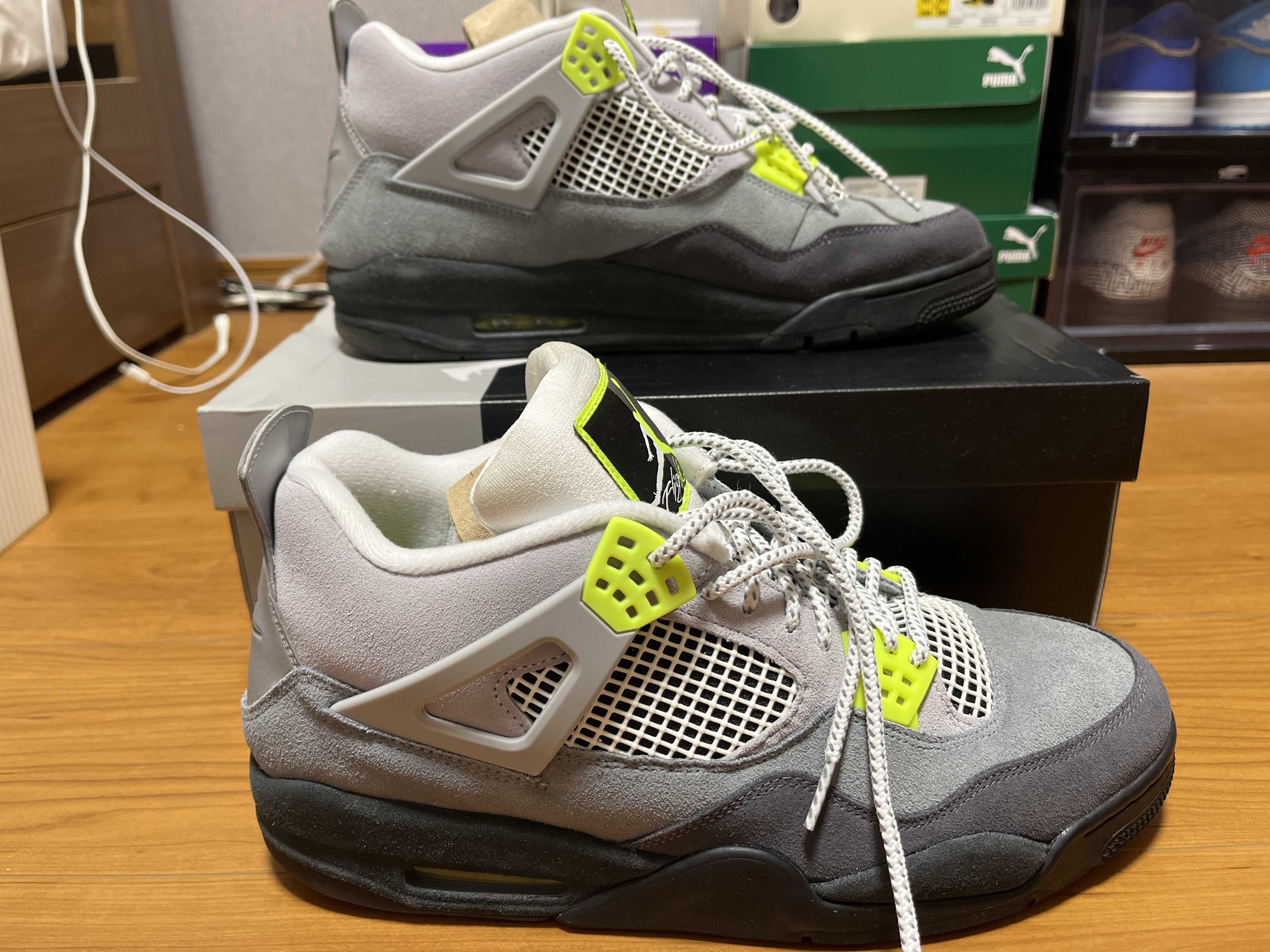 NIKE AIR JORDAN 4 RETRO LE "NEON"