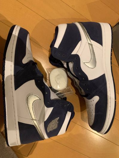 Nike Air Jordan 1 High OG CO.JP "White/Midnight Navy" (2020) (Standard Box)