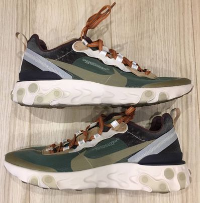 UNDERCOVER × NIKE REACT ELEMENT 87 MINT GREEN/KAHKI
