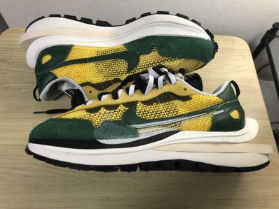 sacai × Nike Vapor Waffle "Tour Yellow/Stadium Green-Sail"