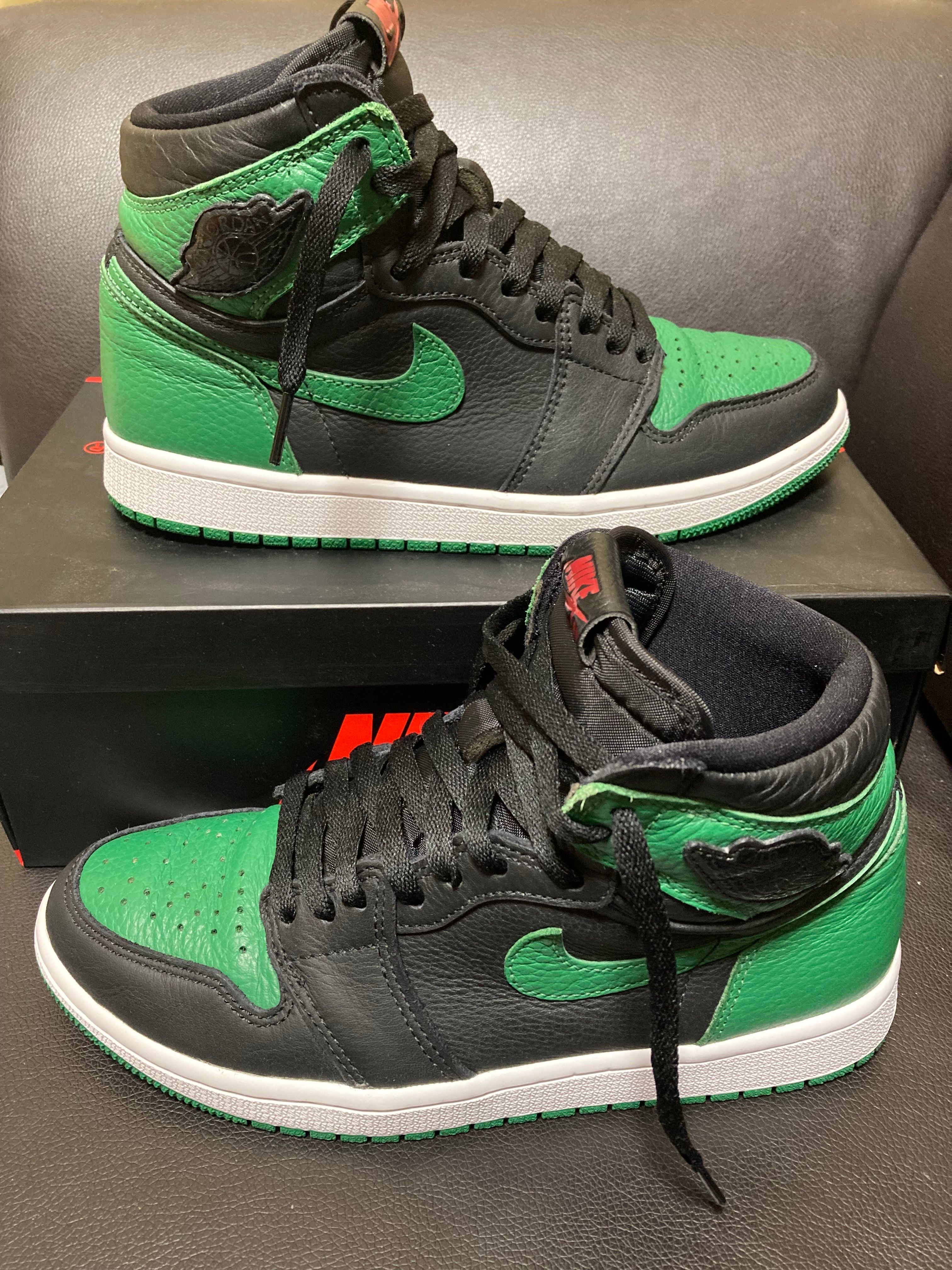 Nike Air Jordan 1 Retro High OG "Black/Pine Green" (2020)