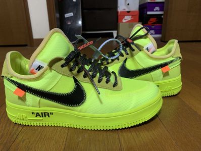 Off-White × Nike Air Force 1 Low "Volt"