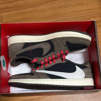 Travis Scott × Nike Air Jordan 1 Low OG SP-T "Black/Dark Mocha"