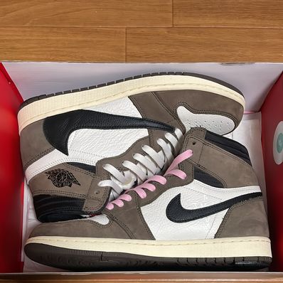 Travis Scott × Nike Air Jordan 1 Retro High OG TS SP "Sail/Dark Mocha"